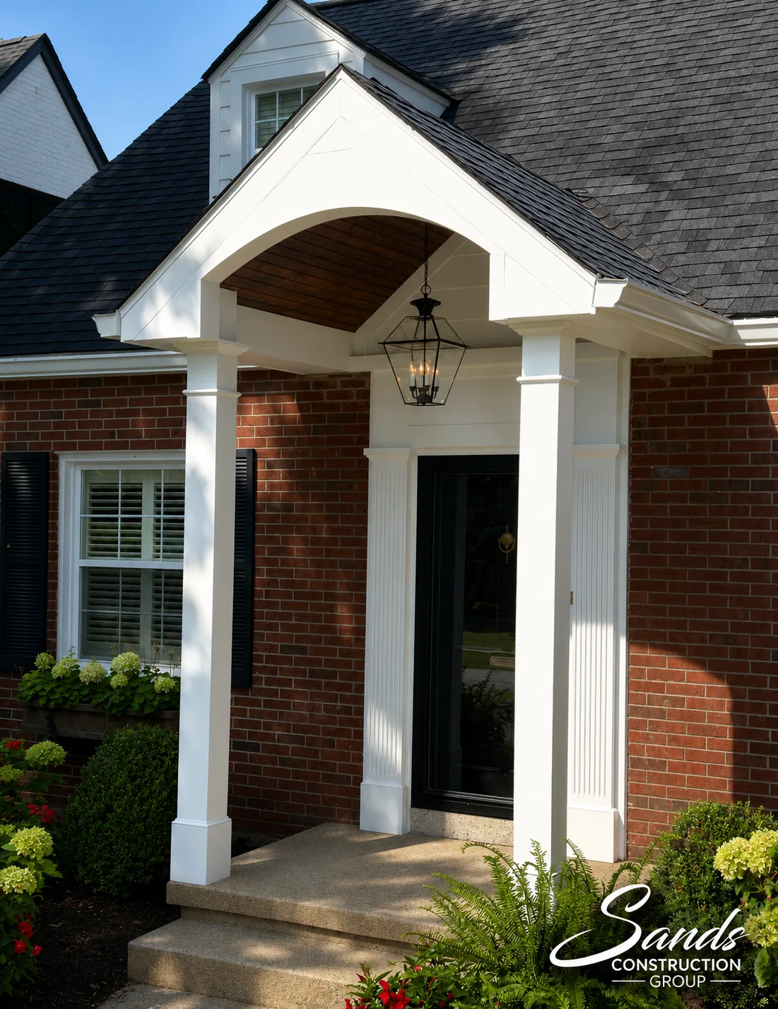 Front porch / pavilion built by Sands Construction Group
