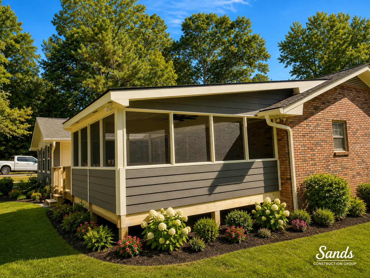 Front & Back Porch with Screen Room — Buford