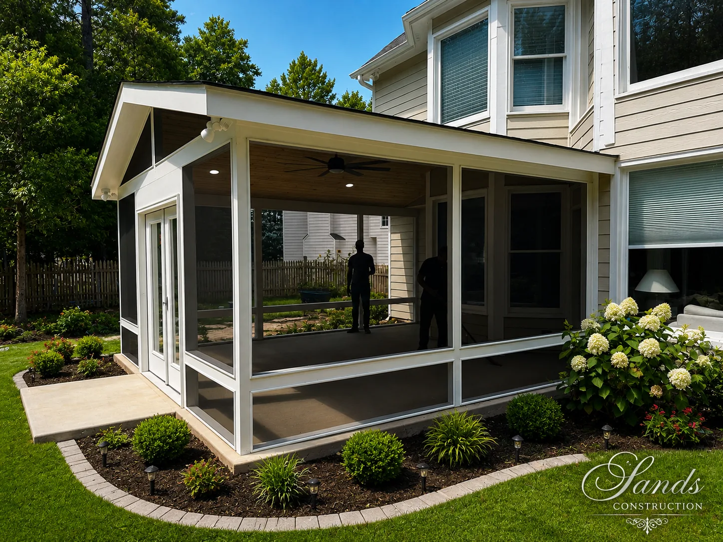 Sunroom / screen room by Sands Construction Group